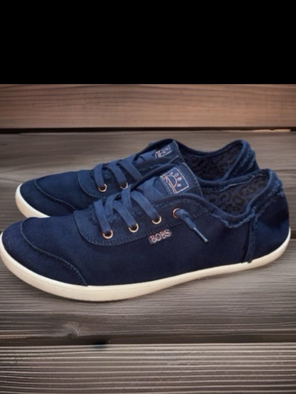 Skechers Women's BOBS B Cute Sneakers in Navy, Women’s Size 9.5